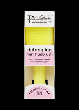 Щітка для волосся tangle teezer the ultimate detangler mini hyper yellow4 фото