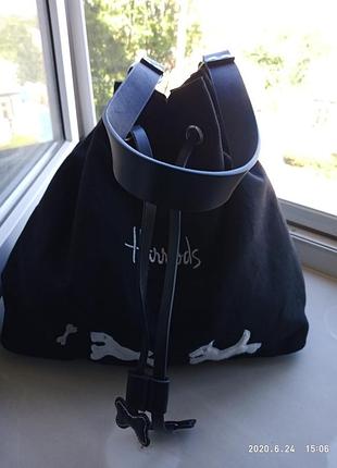 Чудова текстильна містка, умка торба harrods англія