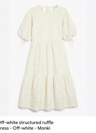 Платье миди летнее женское monki
молочного цвета4 фото