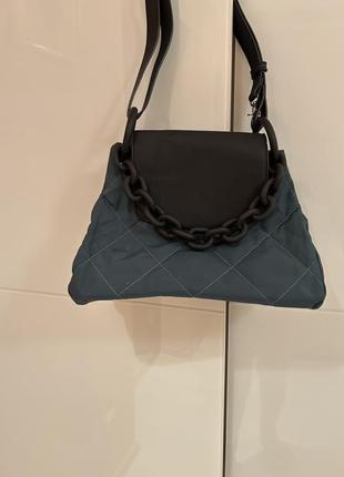 Продается женская стильная сумочка из комбинированных материалов1 фото