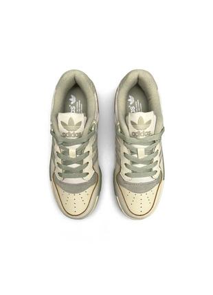 Женские кроссовки adidas originals rivarly beige olive оливковые повседневные кеды весна лето6 фото