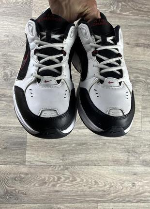 Nike air monarch кроссовки 45 размер кожаные белые оригинал5 фото