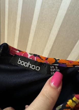 Платье в цветочек boohoo4 фото