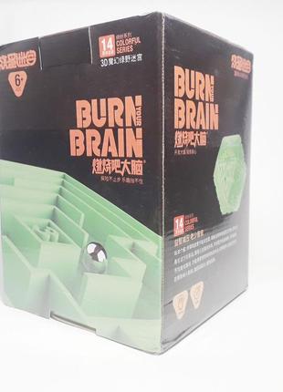 Головоломка лабиринт burn brain 3d 14 сторон blue color5 фото