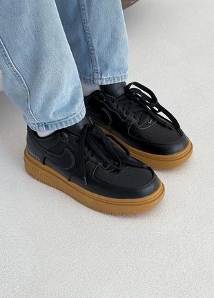 Кроссовки nike af low термо gore tex black5 фото