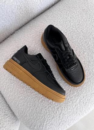 Кроссовки nike af low термо gore tex black9 фото