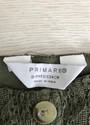 Кружевной топ цвета хаки 3