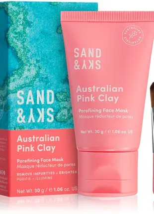 Sand & sky australian pink clay porefining face mask маска-детокс для розширених пор, 30 гр.1 фото