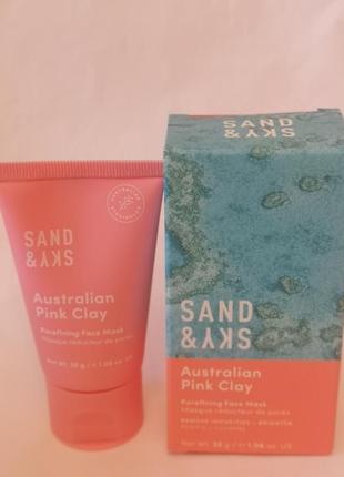 Sand & sky australian pink clay porefining face mask маска-детокс для розширених пор, 30 гр.2 фото