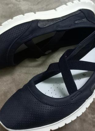 Мокасины балетки кожа жен. 39-40р.salamanderгермании