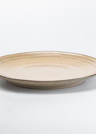 Тарелка обеденная круглая керамическая 11 см тарелки обеденная