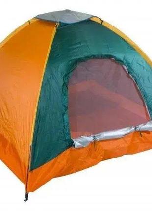 Туристическая палатка ручная сборка 2 x 2 м best 6 четырехместная pl-2451 фото