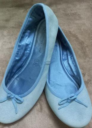 Балетки мокасины кожаные жен.39.5-40р.m&sиндии