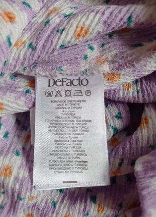 Defacto. жатая юбка в ромашки 134-140 размер8 фото
