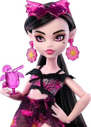 Лялька монстер хай дракулаура острів страху monster high draculaura hrp663 фото