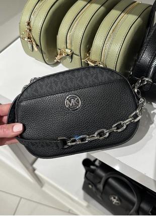 Сумка michael kors bag oval black1 фото