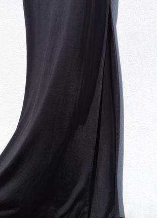 Элегантное длинное чёрное платье гольф first and i от asos2 фото
