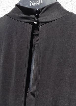 Элегантное длинное чёрное платье гольф first and i от asos7 фото