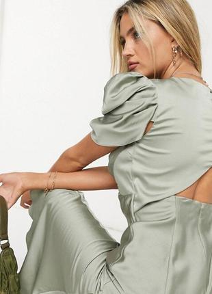 Распродажа платье asos миди на линии пуговиц8 фото