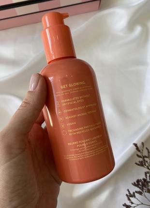 Лосьон для тела с шиммером victoria’s secret pink peach body lotion оригинал большой лосьон помпа3 фото