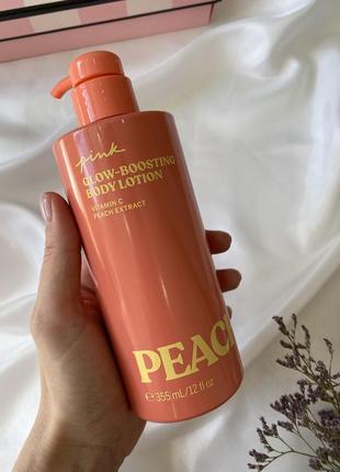 Лосьйон для тіла victoria’s secret pink peach body lotion оригінал великий лосьйон з помпой