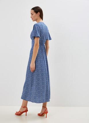 Чудова невагома сукня міді в принт бренду shein