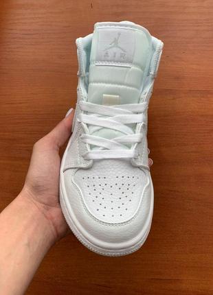 Nike air jordan 1r high white - розпродаж.4 фото