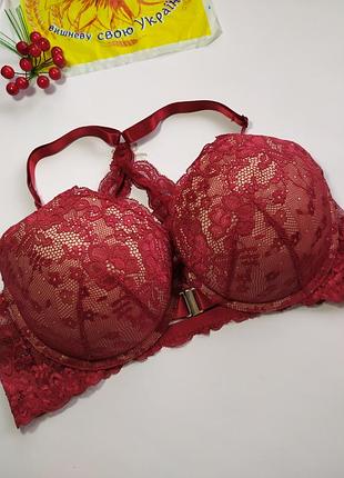 85с, кружевний бюстгалтер з пуш-ап lascana,  застібка спереду