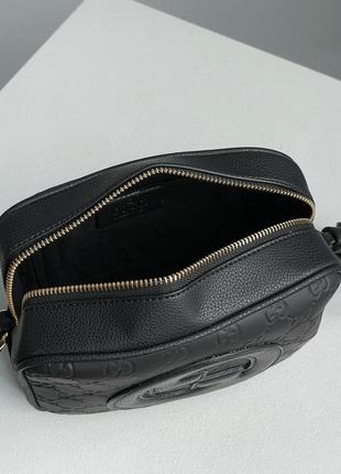 Сумка женская в стиле gucci blondie small shoulder bag total black4 фото