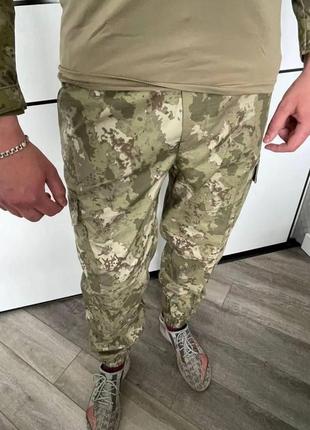 Чоловічий армійський костюм мультикам для зсу tactical тактична форма убакс і штани туреччина 6841 m4 фото