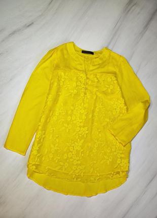 Zanzea ❤️невероятная яркая желтая котоновая рубашка2 фото