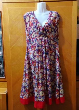 100% шелк платья в винтажном стиле р.14 от kew6 фото