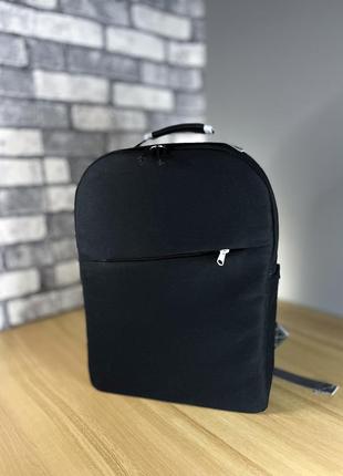 Рюкзак классический черный (ручной работы)1 фото