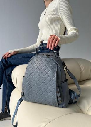 . стильный рюкзак из натуральной кожи4 фото