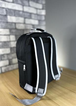 Рюкзак классический черный (ручной работы)5 фото