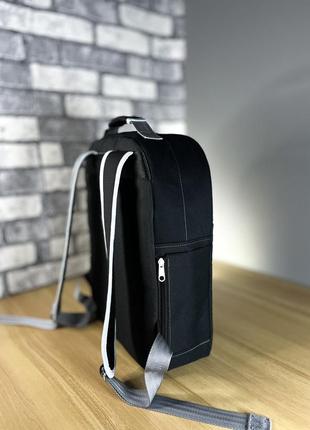 Рюкзак классический черный (ручной работы)8 фото