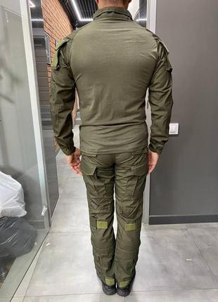 Армійська кофта убакс, олива, бавовна, розмір m, combat, тактична сорочка убакс2 фото
