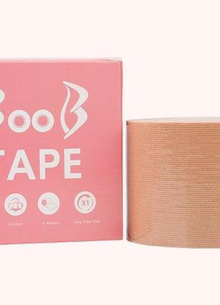 Кінезіо тейп boob tape для грудей 5 см х 5 м, інд. упаковка1 фото