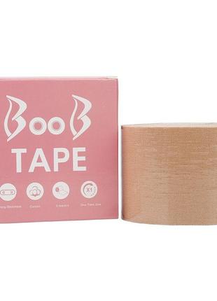 Кінезіо тейп boob tape для грудей 5 см х 5 м, інд. упаковка4 фото