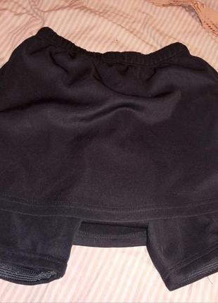 Велошорты-юбка женские р. s (42-44), б/у1 фото