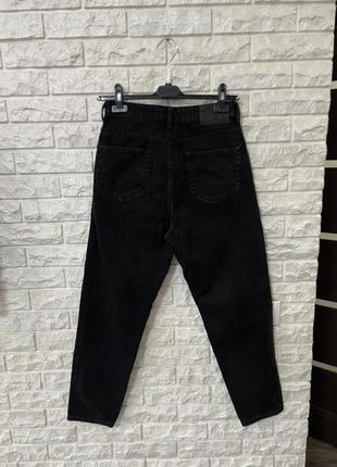 Чорні джинси мом графітові2 фото