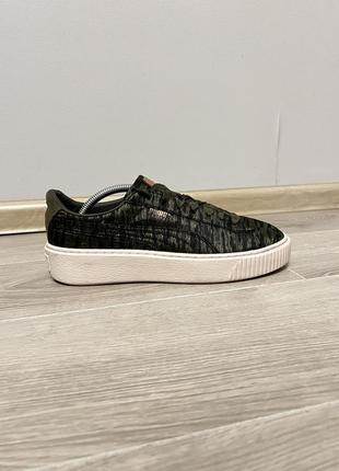 Женские кеды puma basket platform