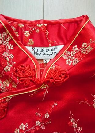 Платье кимоно в китайском японском стиле3 фото