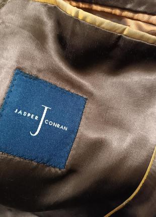 Класичний чоловічий піджак/ блейзер у смужку jasper conran/marino wool performance/7 фото