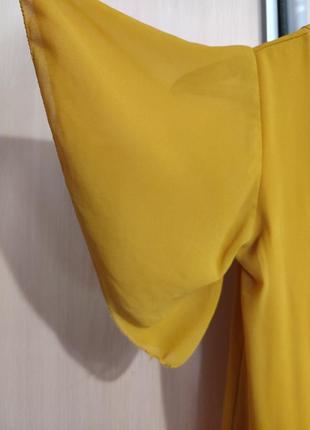 Блузка горчичного цвета от zebra5 фото
