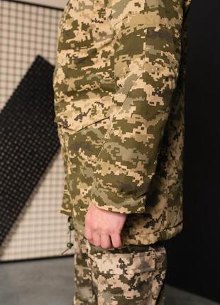 Куртка-бушлат военная мужская тактическая турция всу (зсу) пиксель 8922 m4 фото