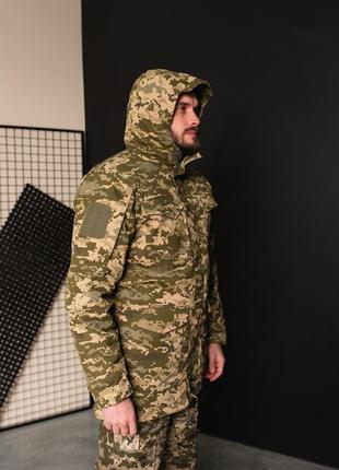 Куртка-бушлат военная мужская тактическая турция всу (зсу) пиксель 8922 m6 фото