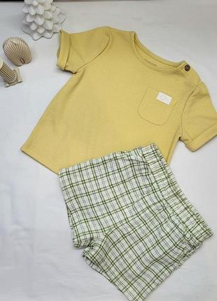 Комплект шорты и футболка для мальчика 12-18 месяцев1 фото