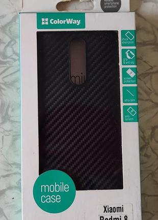 Чохол colorway xiaomi redmi 8 carbon