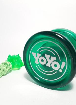 Йо-йо пластиковое с подшипником yoyo green color
